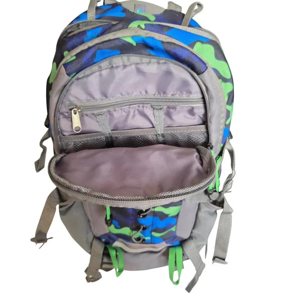 Coleman Blue Camo Hydration Backpack for Adventurous Kids